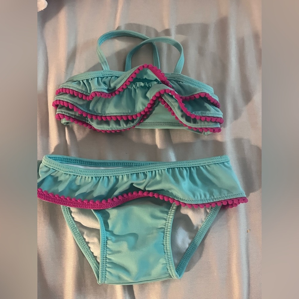 Cat & Jack Aqua Baby Bikini Set